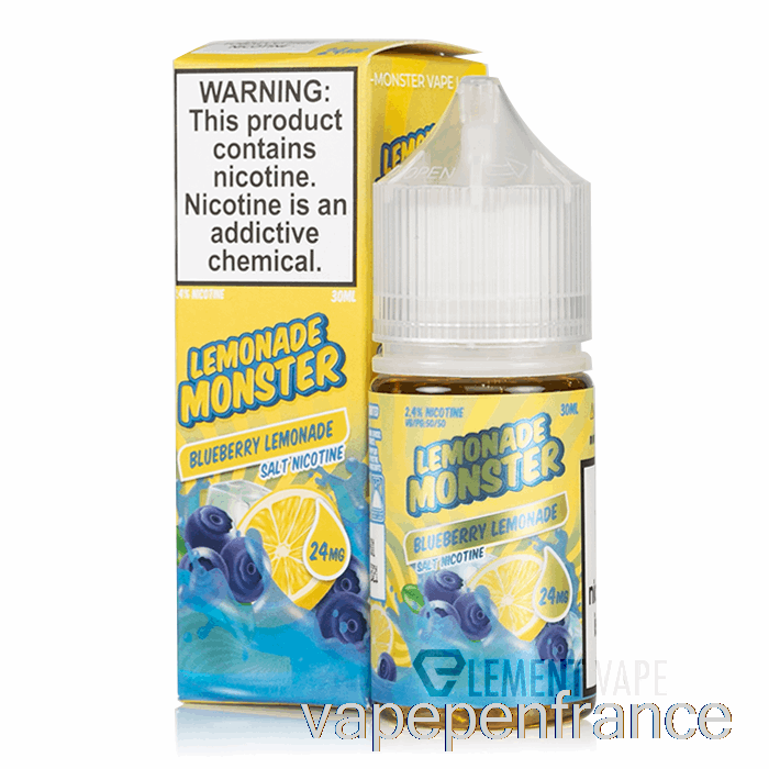 Limonade Aux Myrtilles - Sels De Monstre De Limonade - Stylo Vape 30 Ml 48 Mg